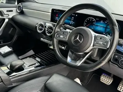 Used Mercedes CLA180 AMG line 136 HP (100 kW) 2021 Black Sedan