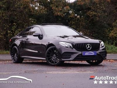 Black Used 2018 Mercedes E350 AMG line Coupe | £17,999 (A bit pricey)