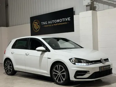 Used VW Golf VII R-line 150 HP (110 kW) 2019 White Hatchback