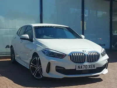 Used BMW 118 M Sport 150 HP (110 kW) 2021 White Hatchback