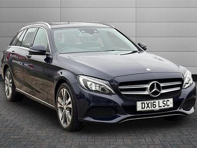Blue Used 2016 Mercedes C350e Premium Plus Estate | £12,490 (Fair price)