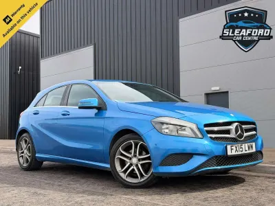 Used Mercedes A180 109 HP (80 kW) 2015 Blue Hatchback