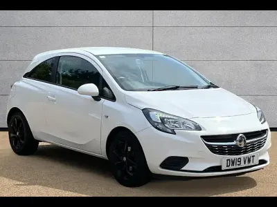 Used Vauxhall Corsa Sport 89 HP (65 kW) 2019 White Hatchback