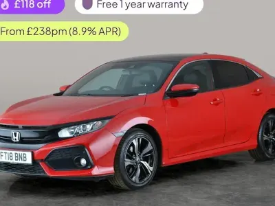Used Honda Civic EX 129 HP (94 kW) 2018 Red Hatchback