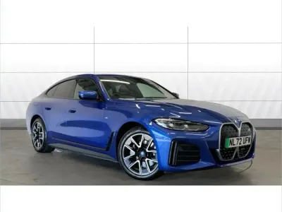 Used BMW i4 M Sport 250 kW (340 HP) 2022 Blue Sedan