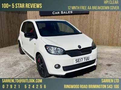 Used Skoda Citigo Monte Carlo 2017 White Hatchback