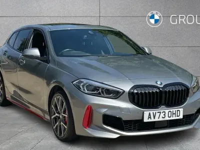 Used BMW 128 ti Comfort Edition 261 HP (191 kW) 2023 Skyscraper grey metallic Hatchback