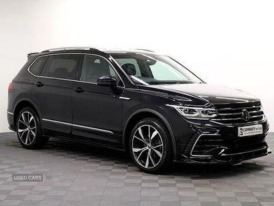 Black Used 2022 VW Tiguan Allspace R-line SUV | £29,995 (A bit pricey)