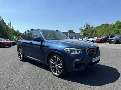Used BMW X3 Comfort Edition 355 HP (261 kW) 2018 Blue SUV