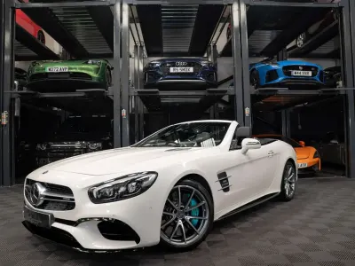 Used Mercedes SL63 AMG 2017 White Cabriolet