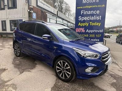 Used Ford Kuga ST-Line 120 HP (88 kW) 2017 Blue SUV