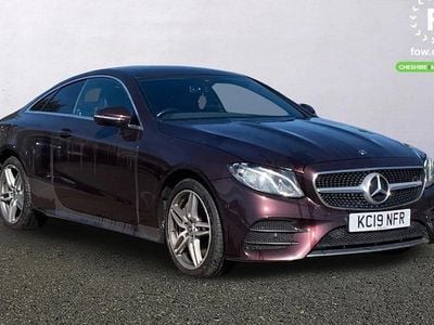 Used Mercedes E400 AMG line 340 HP (250 kW) 2019 Red Coupe