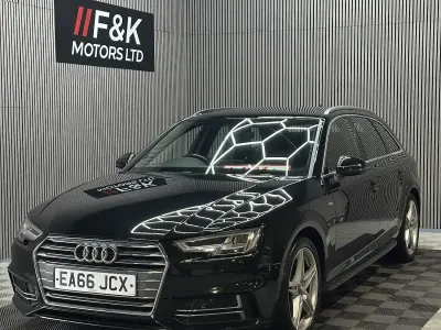 Begagnad Audi A4 S-Line 190 HK (139 kW) 2016 Svart Kombi