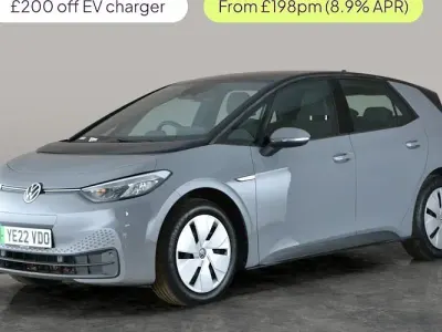 Used VW ID.3 Pure 110 kW (150 HP) 2021 Grey Hatchback