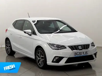 Used Seat Ibiza XCELLENCE 116 HP (85 kW) 2020 White Hatchback
