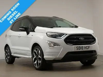 Used Ford Ecosport ST-Line 100 HP (73 kW) 2018 White SUV