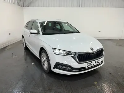Used Skoda Octavia SE L First Edition 150 HP (110 kW) 2020 White Estate