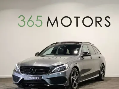 Used Mercedes C250 AMG line 204 HP (150 kW) 2018 Grey Estate