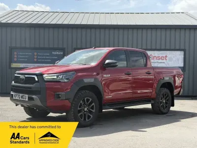 Used Toyota HiLux 204 HP (150 kW) 2021 Red Pickup