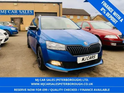 Used Skoda Fabia Monte Carlo 95 HP (69 kW) 2020 Blue Hatchback