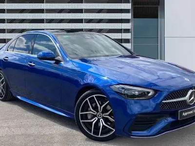 Used Mercedes C300 AMG Line Premium Plus 258 HP (189 kW) 2024 Blue Sedan