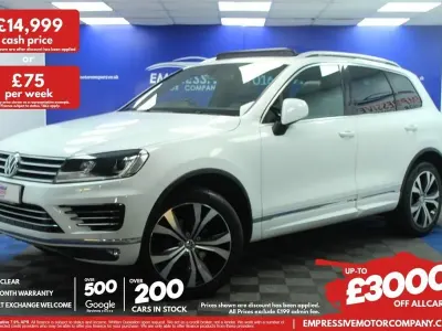 Używany VW Touareg R-line 262 KM (192 kW) 2015 Biały SUV
