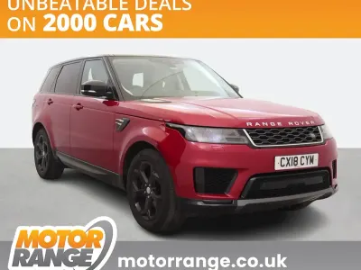 Used Land Rover Range Rover Sport HSE 295 HP (216 kW) 2018 Red SUV