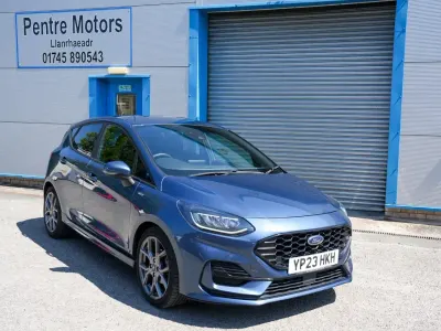 Used Ford Fiesta ST-Line 125 HP (91 kW) 2023 Blue Hatchback