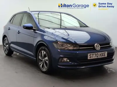 Used VW Polo Match 95 HP (69 kW) 2020 Blue Hatchback