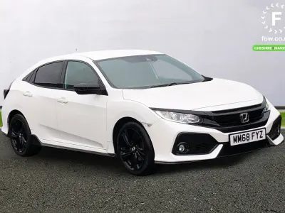 Used Honda Civic Sport 126 HP (92 kW) 2019 White Hatchback