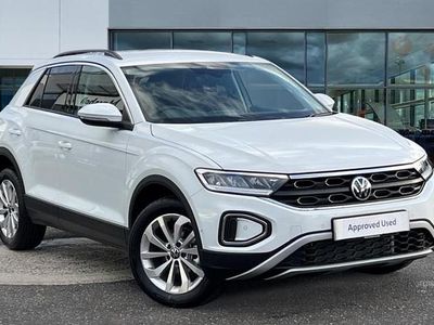 Pure white New 2025 VW T-Roc Match SUV | £25,499 (Super price)