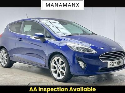 Used Ford Fiesta Titanium 125 HP (91 kW) 2017 Blue Hatchback