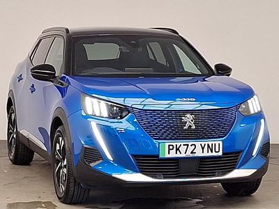 Used Peugeot e-2008 GTi 100 kW (136 HP) 2023 Blue SUV