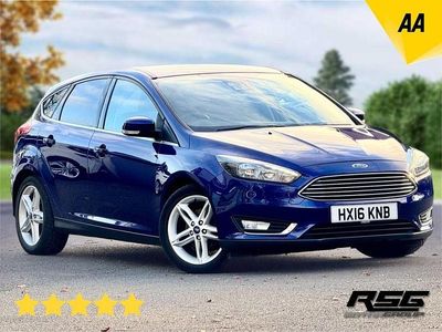 Blue Used 2016 Ford Focus Titanium Hatchback | £5,395 (Good price)