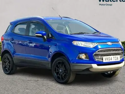 Used Ford Ecosport Titanium 2014 Blue SUV