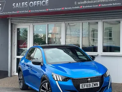 Occasion Peugeot e-208 GT 100 kW (136 ch) 2020 Bleue Citadine