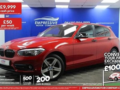 Used BMW 116 Sport Line 116 HP (85 kW) 2018 Red Hatchback
