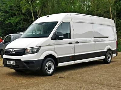 Second-hand MAN TGE 140 CP (102 kW) 2019 Alb Van