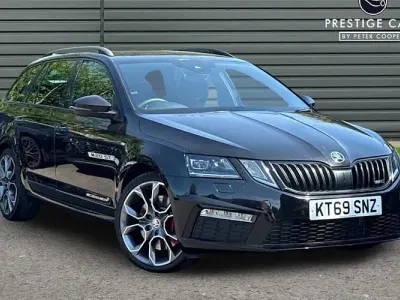 Used Skoda Octavia vRS 245 HP (180 kW) 2020 Black Estate