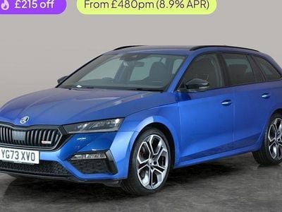 Used Skoda Octavia vRS 245 HP (180 kW) 2023 Blue Estate