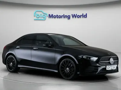 Used Mercedes A250 AMG line 218 HP (160 kW) 2022 Black Sedan