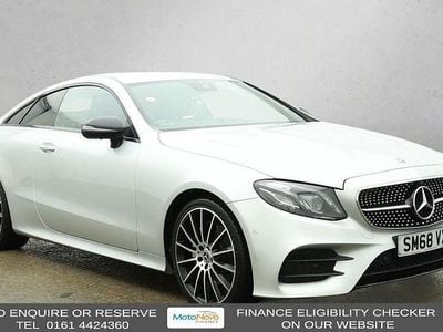 Silver Used 2019 Mercedes E220 AMG line Coupe | £17,970 (Good price)