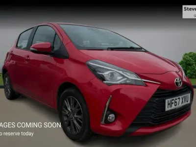 Used Toyota Yaris 2018 Red Hatchback