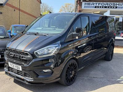 Usado Ford Transit Custom Sport 185 HP (136 kW) 2021 Preto Carrinha