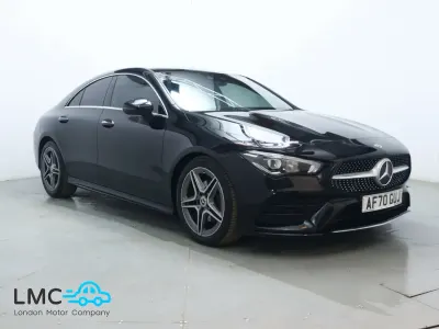 Used Mercedes CLA180 AMG Line Premium 136 HP (100 kW) 2020 Black Sedan