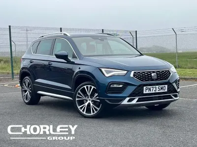 Begagnad Seat Ateca Xperience Lux 150 HK (110 kW) 2023 Blå SUV