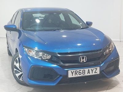 Begagnad Honda Civic SE 126 HK (92 kW) 2018 Blå Halvkombi