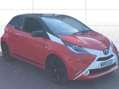 Used Toyota Aygo X-cite 68 HP (50 kW) 2018 Red Hatchback
