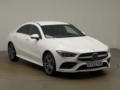 Used Mercedes CLA250e AMG Line Premium 218 HP (160 kW) 2022 White Sedan