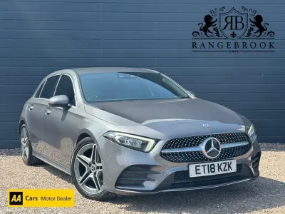 Used Mercedes A180 AMG Line Premium 116 HP (85 kW) 2018 Grey Hatchback
